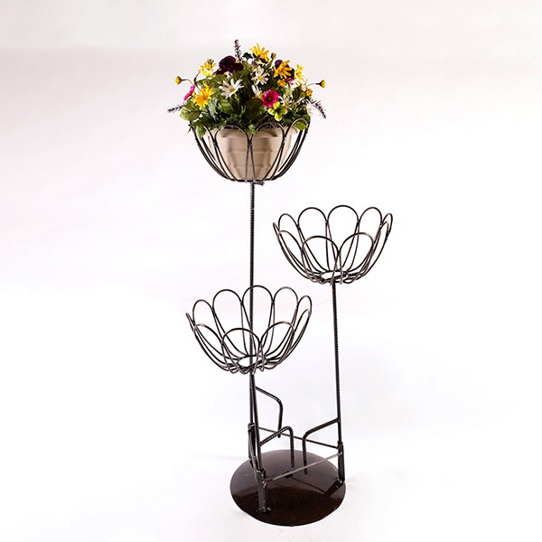 ten petal flower stakes | RS welding Studio